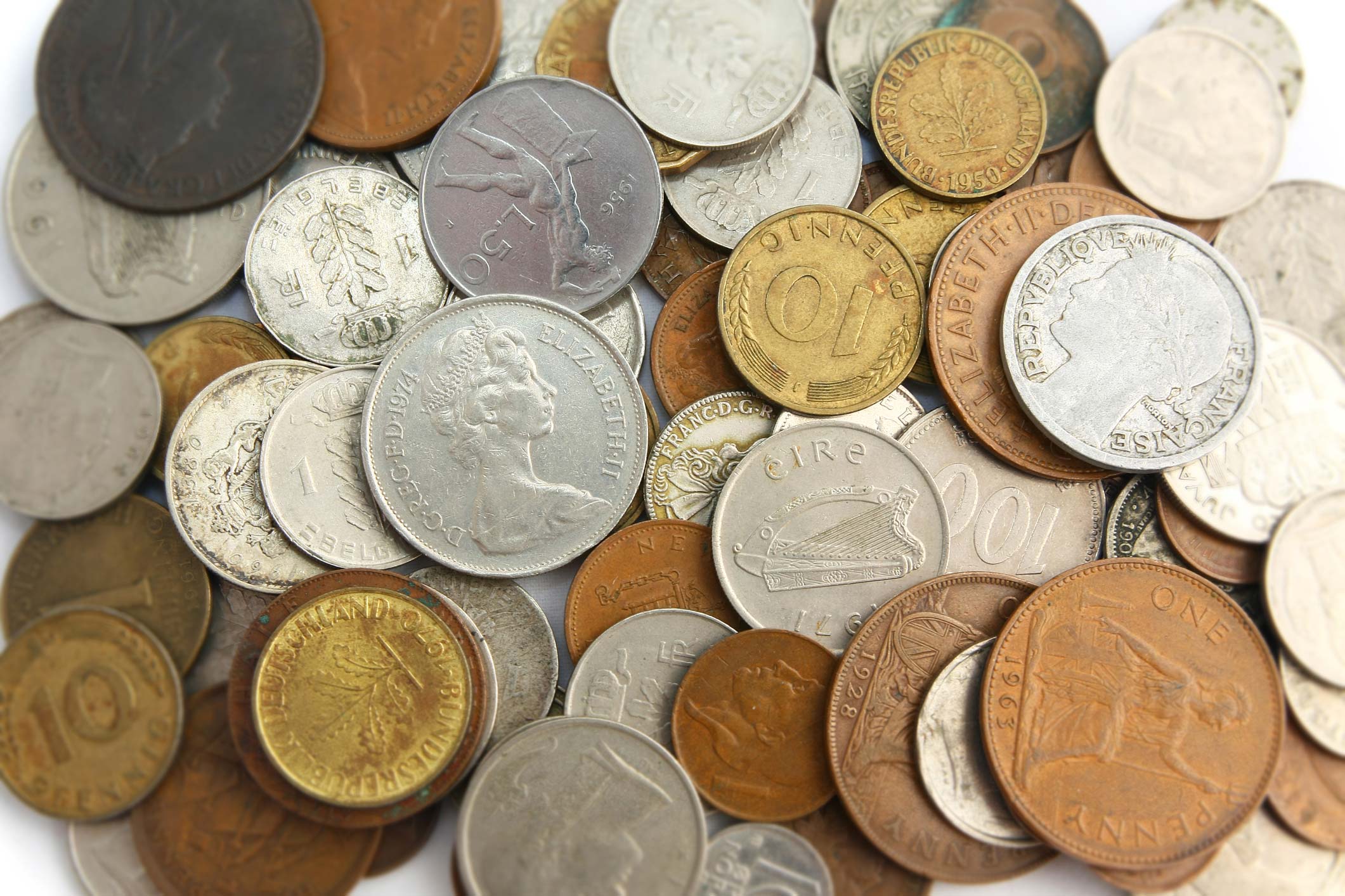 Assorted coins - Edmonton Coin Club
