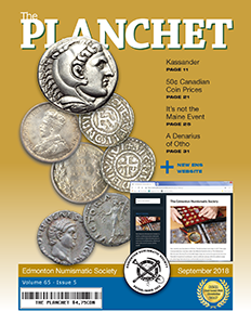 The Planchet Numismatic Magazine: September 2018