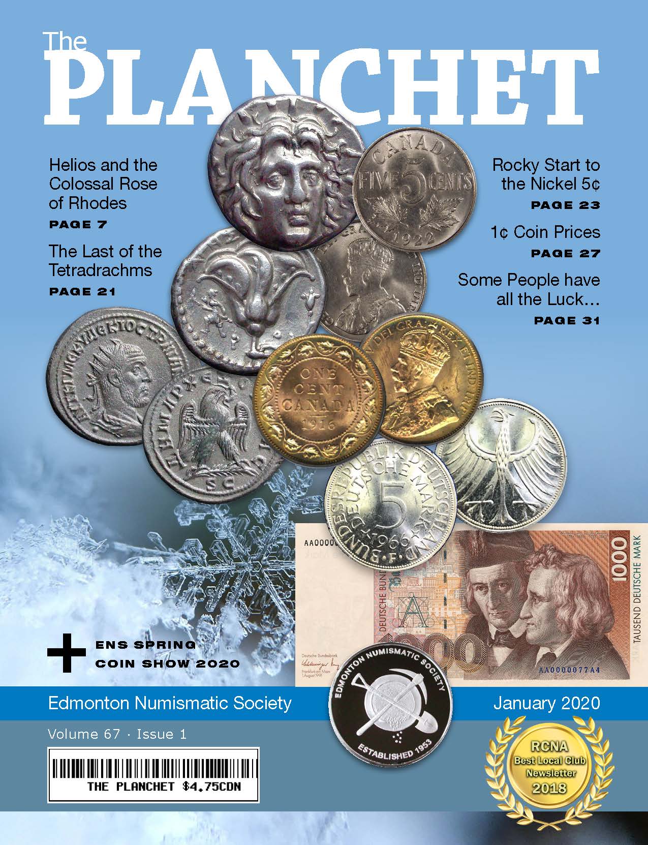 The Planchet Numismatic Magazine: January 2020