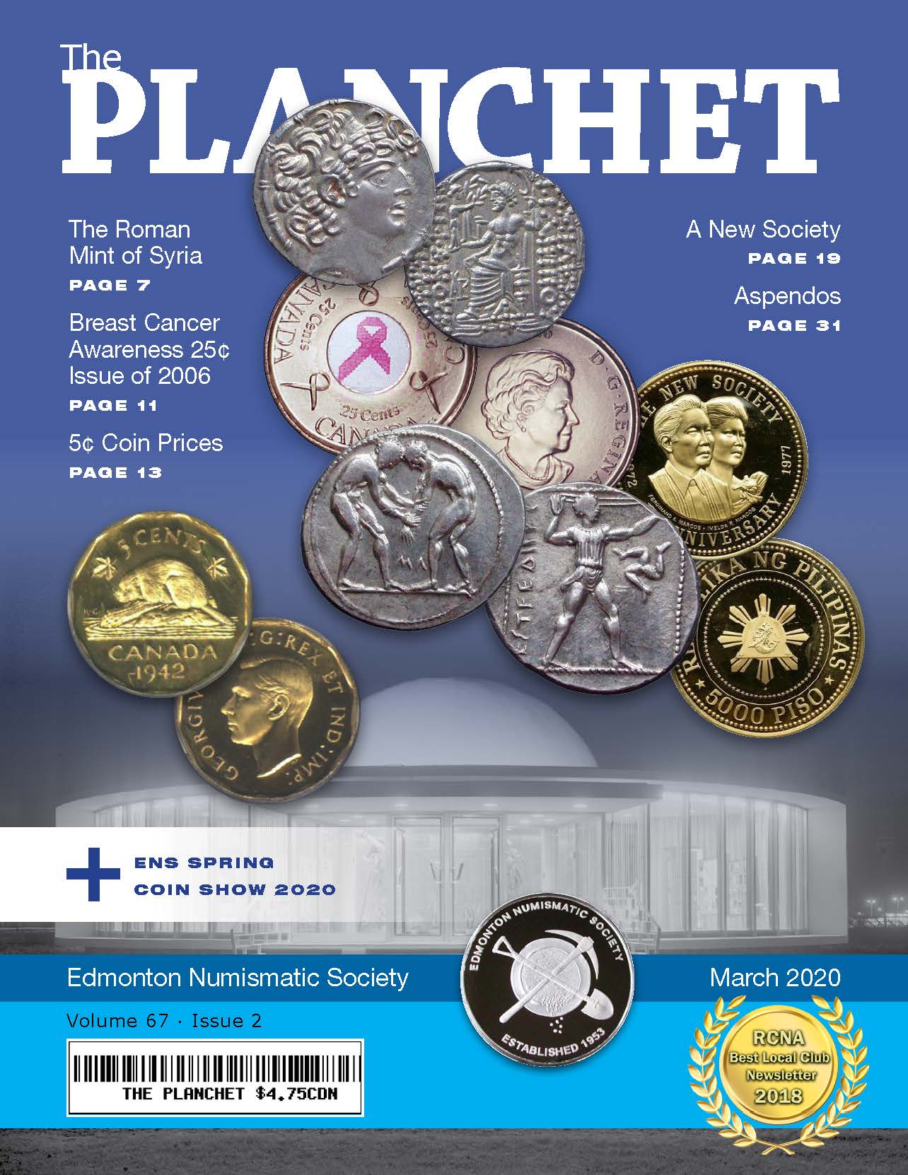 The Planchet Numismatic Magazine: March 2020