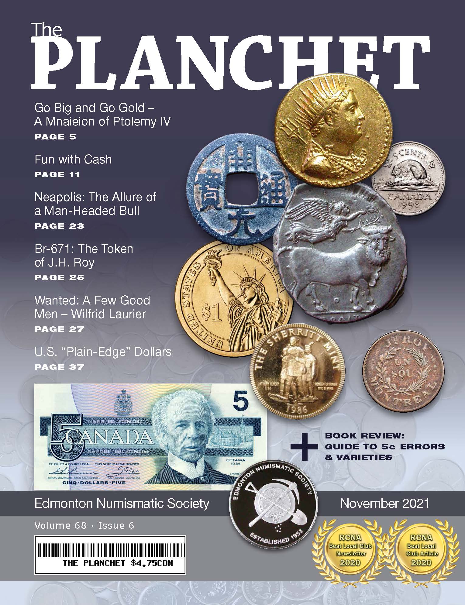 <span class="hpt_headertitle">The Planchet Numismatic Magazine: Nov 2021</span>