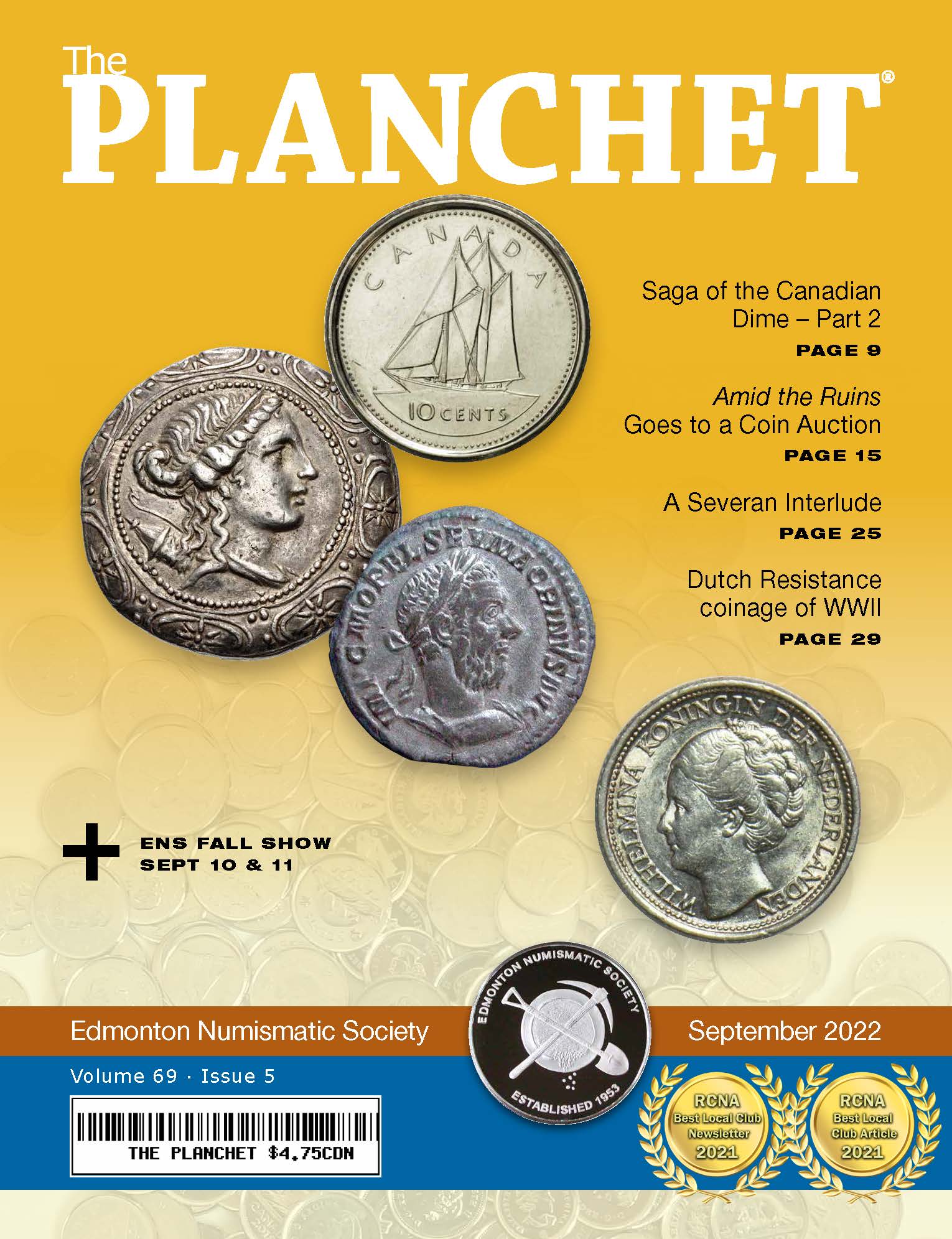 The Planchet Numismatic Magazine: Sept 2022