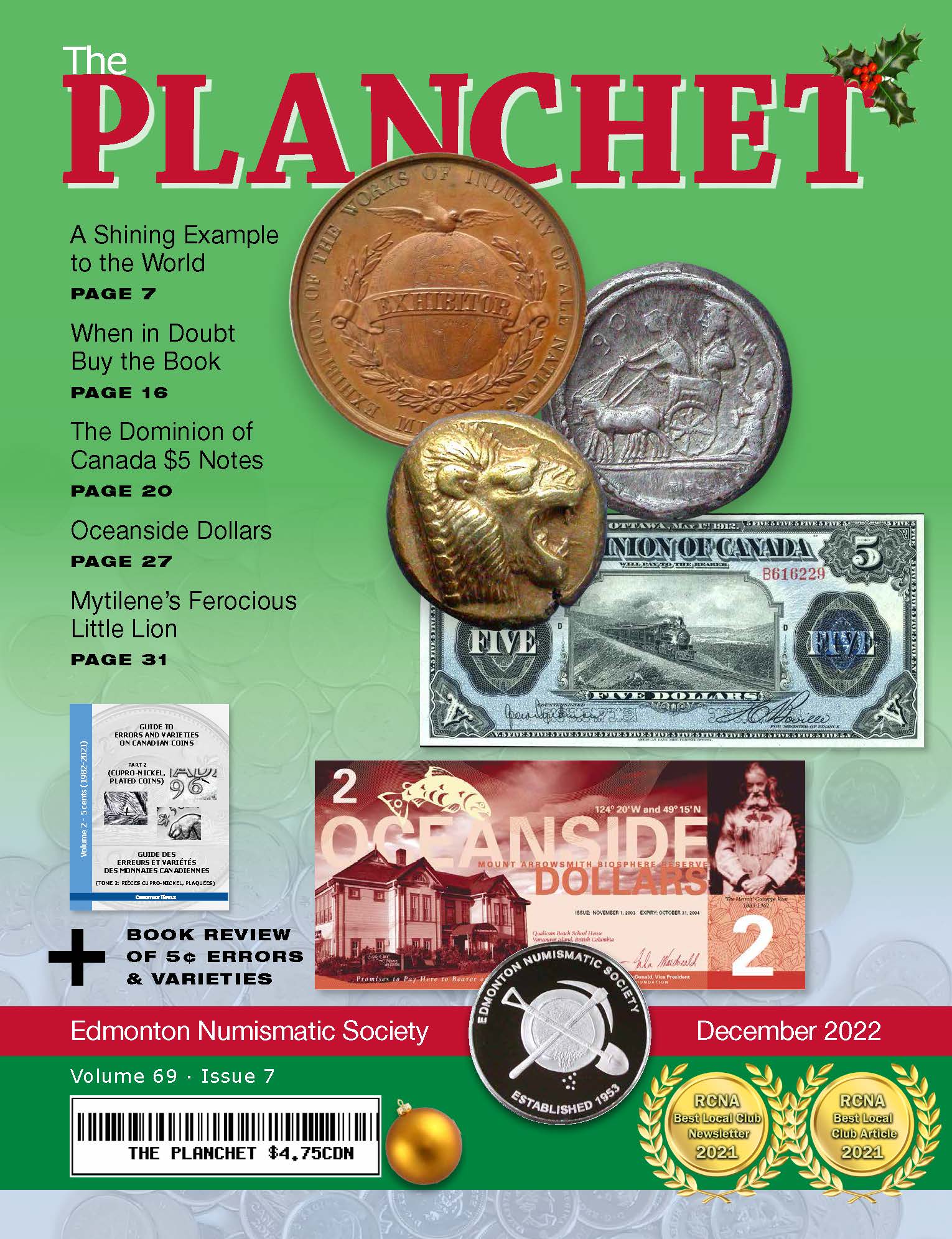 The Planchet Numismatic Magazine: Dec 2022