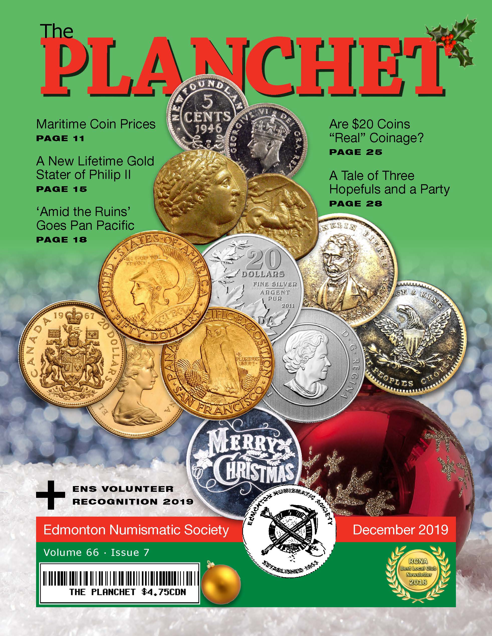 The Planchet Numismatic Magazine: December 2019