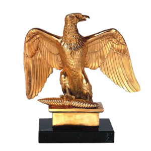Big pin's 2cm silvery appearance blazon napoleon bonaparte empire imperial eagle 