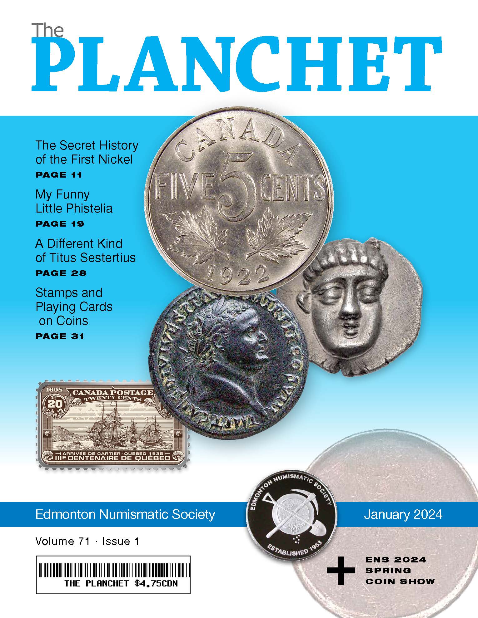 Protected: The Planchet Numismatic Magazine: January 2024